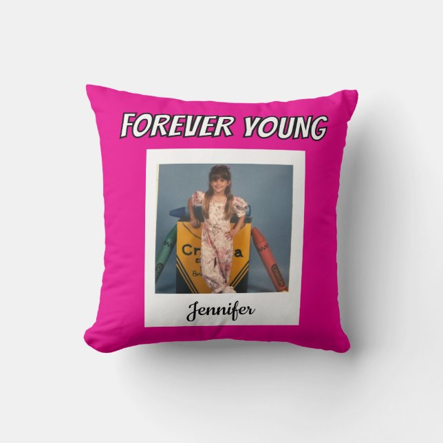 Coussin Forever Young Photo Vintage (Recto)