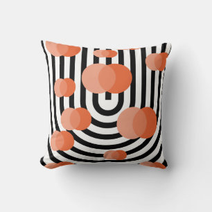 Coussin Forme de cercle géométrique mignon Diagramme de Ve