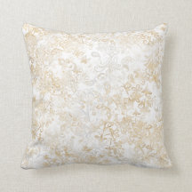 Forme florale vintage en ivoire blanc