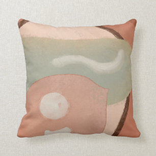 Coussin Formes arrondies organiques rouillées Abstraites 