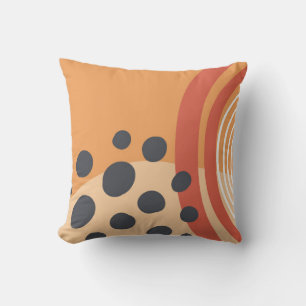 Coussin formes artistiques bohème Abstraites