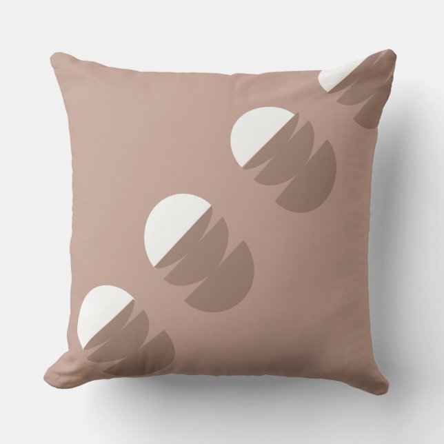 Coussin Formes Coton Abstrait (Recto)