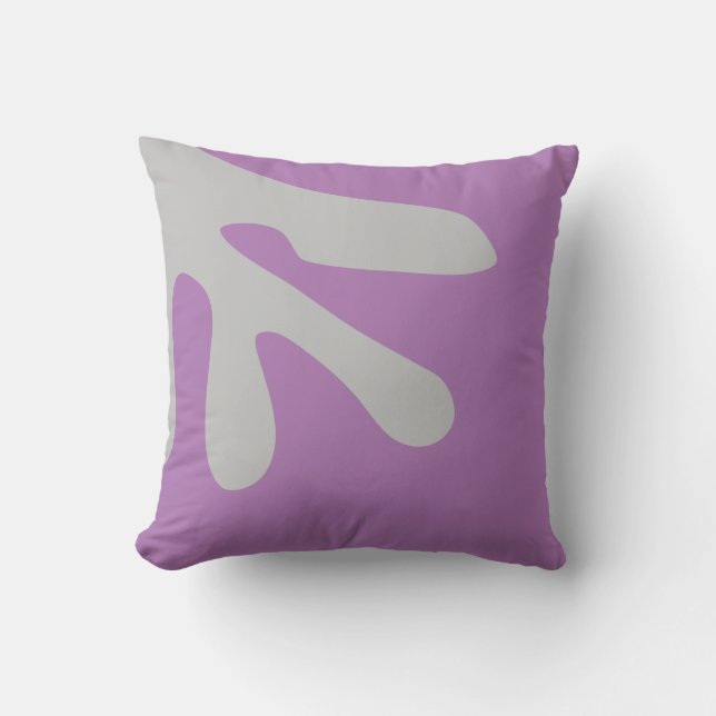 Coussin Formes d'art minimal moderne Abstrait (Recto)