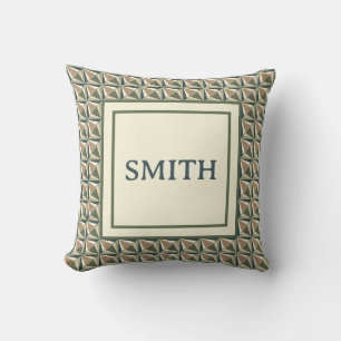 Coussin Formes de diamant dans des tons neutres