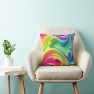 Coussin Formes en plastique arc-en-ciel