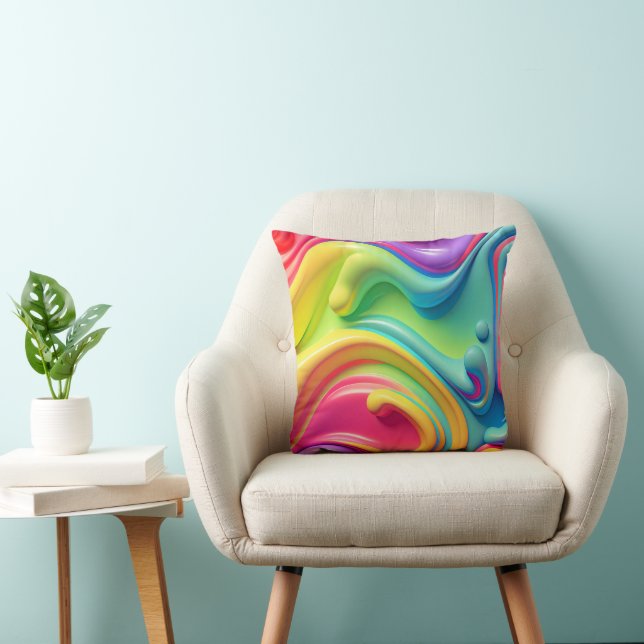 Coussin Formes en plastique arc-en-ciel (Chaise)
