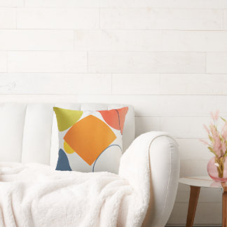 Coussin Formes géométriques Abstraites modernes Lancer l'o