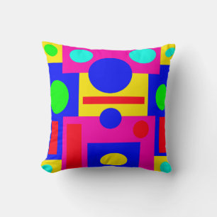 Coussin Formes géométriques colorées