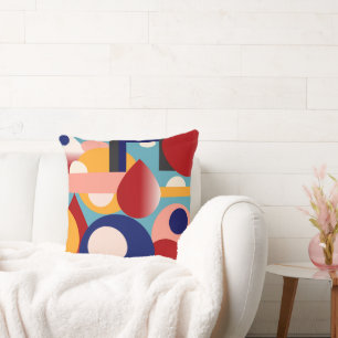 Coussin Formes géométriques Gras Memphis Pillow