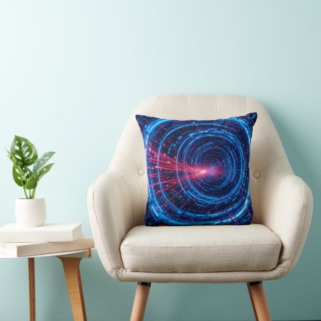Coussin Forteresse numérique : le flux sécurisé (Chaise)