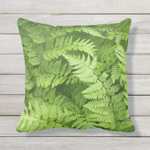 Coussin Fougères vertes luxuriantes