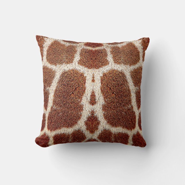 Coussin Fourrure originale de girafe (Recto)