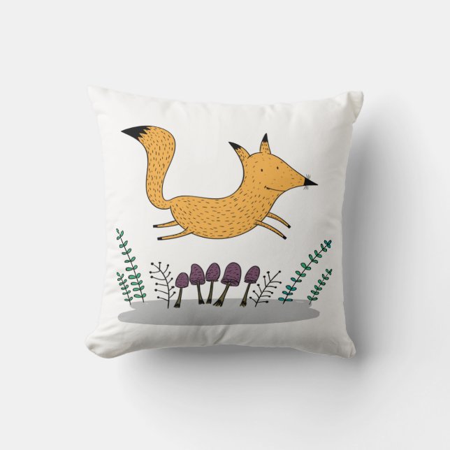 Coussin Fox Jump (Recto)