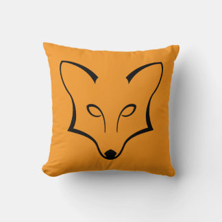 Coussin Fox Logo Throw Pillow