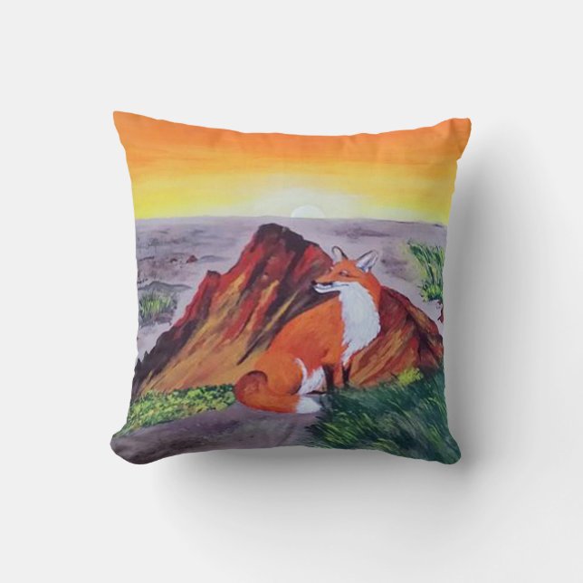 Coussin Fox Muse (Recto)