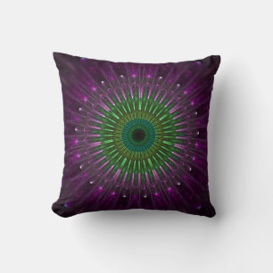 Coussin fractal aux yeux pourpres