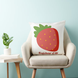 Coussin Fraise Fraîcheur d'été