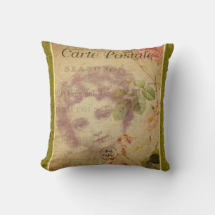 Coussin français de carte postale