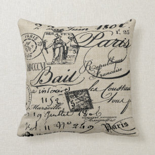Coussin français de manuscrit
