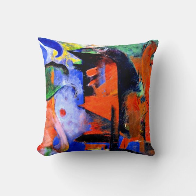 Coussin Franz Marc - Formulaires Abstraits II (Recto)