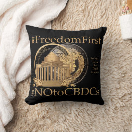 Coussin #FreedomFirst : Portefeuille de la liberté - Embra