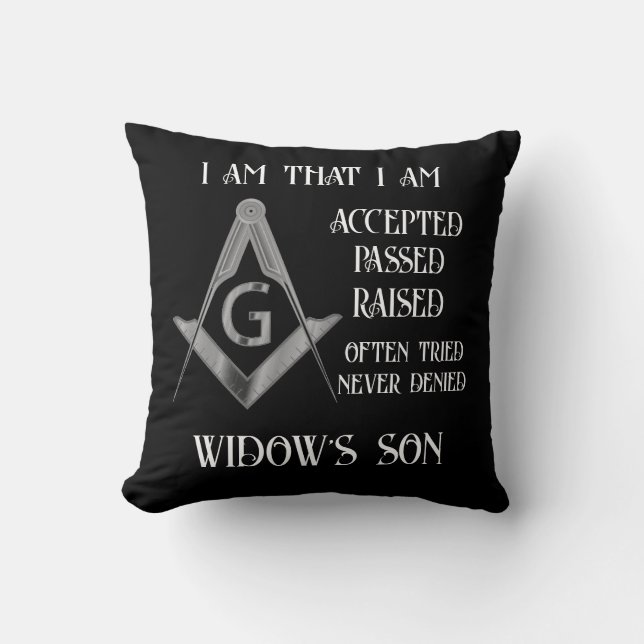 Coussin Freemason (Recto)