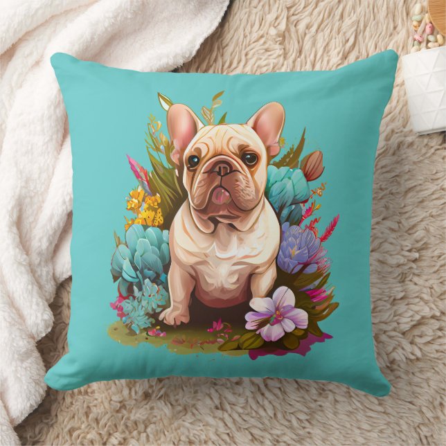 Coussin French Bull Dog (Couverture)
