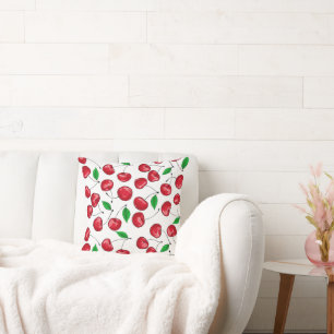 Coussin Fresh cherries pattern