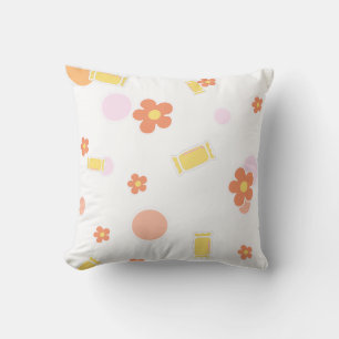 Coussin friandises et fleurs