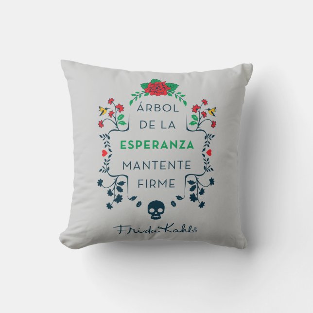 Coussin Frida Kahlo | Árbol De La Esperanza (Recto)