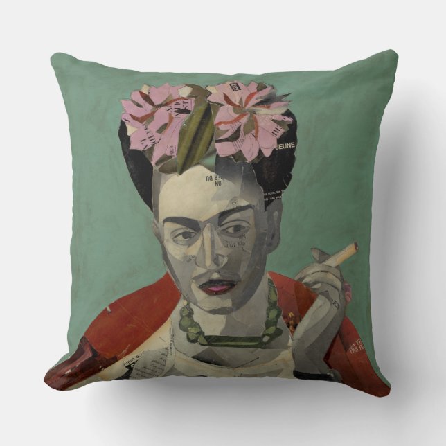 Coussin Frida Kahlo par Garcia Villegas (Recto)