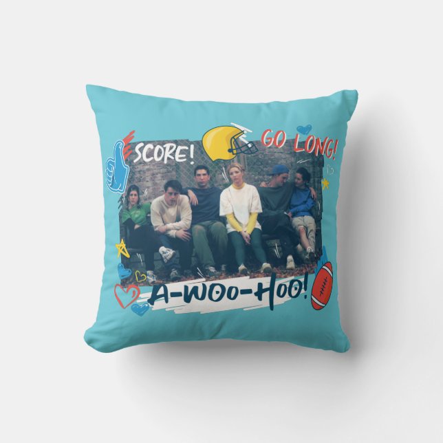 Coussin FRIENDS™ | Jeu de football (Recto)