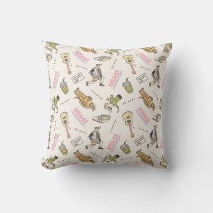 Coussin FRIENDS™ Motif Dessin Animé Brun