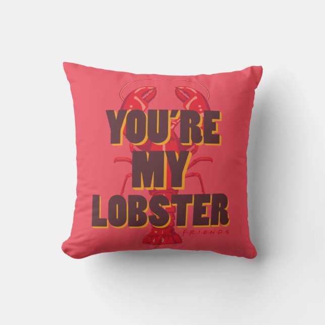 Coussin FRIENDS™ | Vous êtes mon homard (Recto)