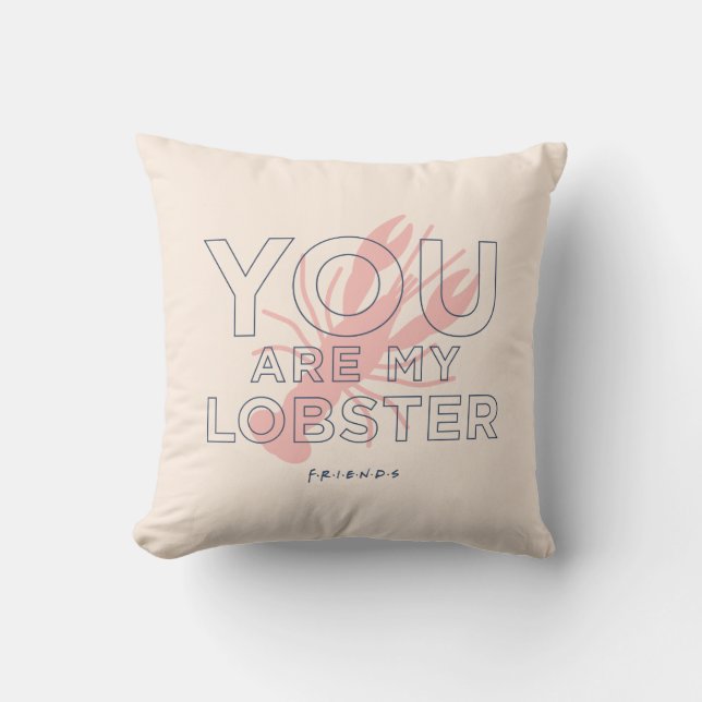 Coussin FRIENDS™ | Vous êtes mon homard (Recto)