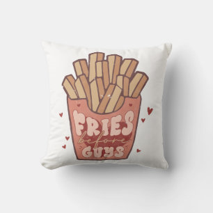 Coussin Fries Avant Les Gars Drôle