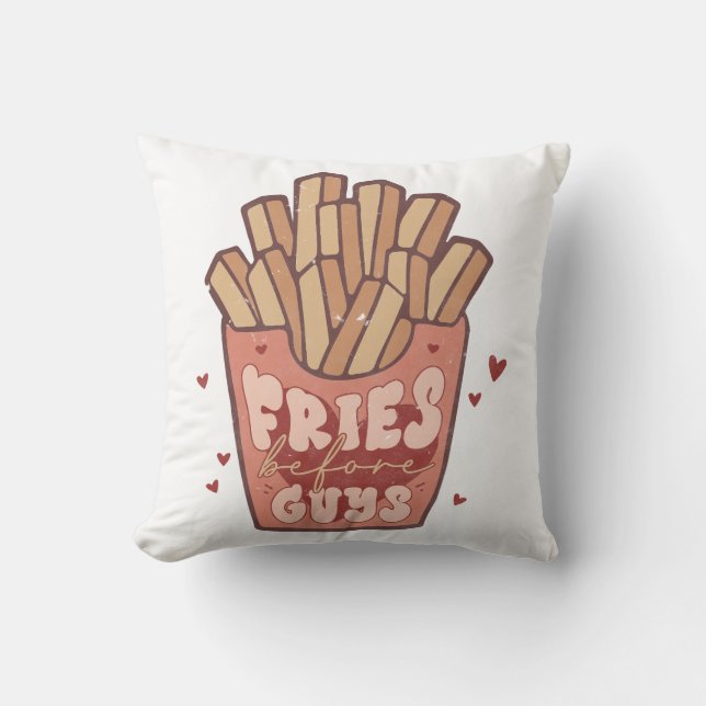 Coussin Fries Avant Les Gars Drôle (Recto)