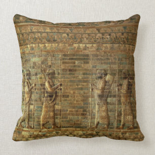 Coussin Frise des archers de la garde du roi persan, pour