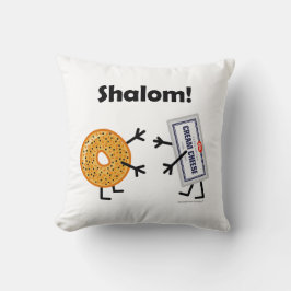 Coussin Fromage de bagel et fondu - Shalom !