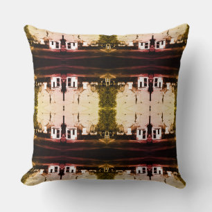Coussin Frontières Allemagne vintage Berlin Ouest Est Thro