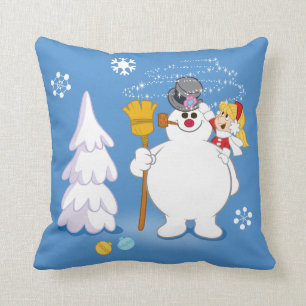 Coussin Frosty the Snowman™   Frosty & Karen Winter Fun