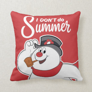 Coussin Frosty the Snowman™   Je ne fais pas l'été