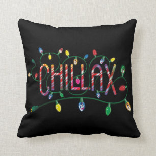 Coussin Frosty the Snowman™   Lumières de vacances "Chi