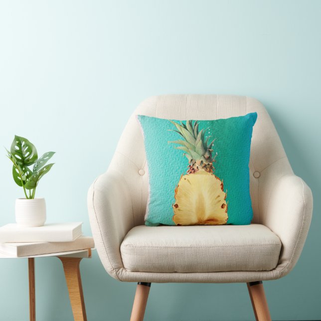 Coussin Fruit d'ananas tropical d'été (Chaise)