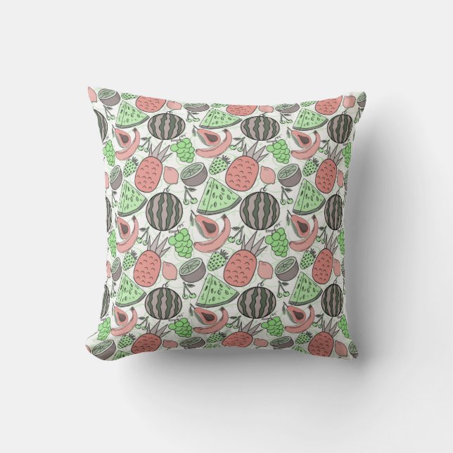 Coussin Fruit seamless pattern | Fruit surface pattern 53 (Recto)