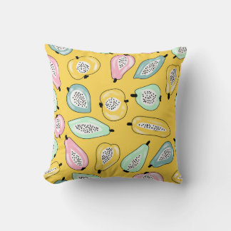 Coussin Fruits tropicaux : Motif d'impression dynamique