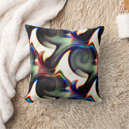 Coussin Fumée foncée ou creusée en spirale de couleur