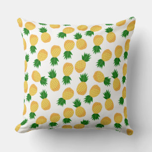Coussin Fun Ananas Jaune Vert Fruit Motif Design