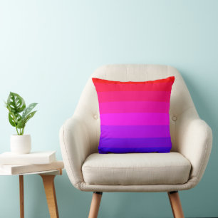 Coussin Fun coloré Ombre Gradient