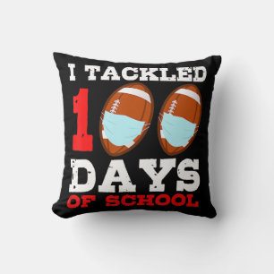 Coussin Fun de football masques 100 jours de l'école ensei